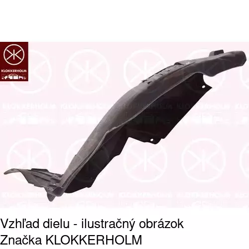 Podblatník (plast) POLCAR 2040FL-1