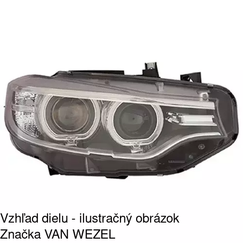 Hlavný reflektor POLCAR 20D1103U