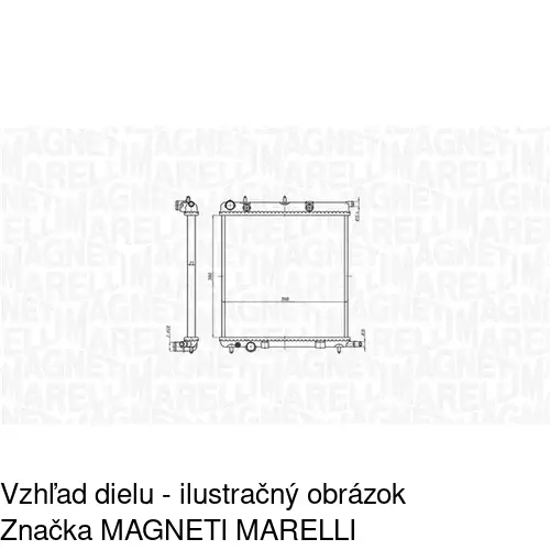 Chladiče vody POLCAR 231508-6 - obr. 2