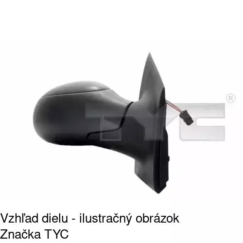 Vonkajšie zrkadlo POLCAR 2315529E - obr. 5