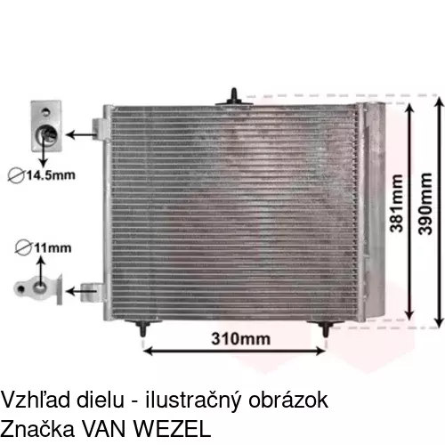 Chladiče klimatizácie POLCAR 2316K8C2 - obr. 4