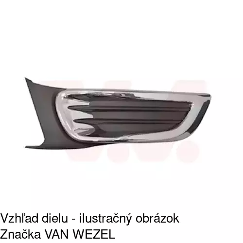 Lišta nárazníka POLCAR 231707-5