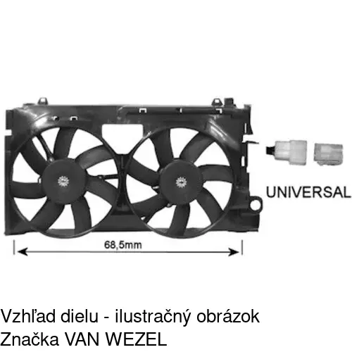 Ventilátory chladičov POLCAR 232623W5 - obr. 3