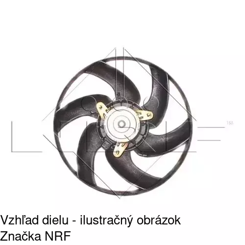 Ventilátor bez krytu / podpery 232723U1 /POLCAR/ - obr. 4