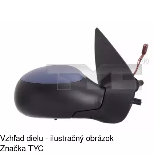 Vonkajšie zrkadlo POLCAR 2327518E - obr. 2