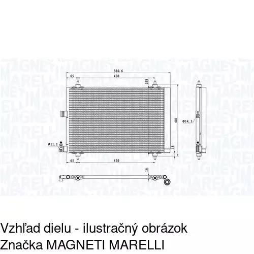 Chladiče klimatizácie POLCAR 2327K82X