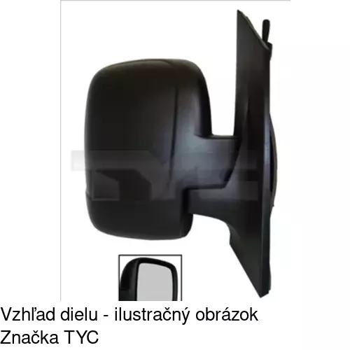 Vonkajšie zrkadlo POLCAR 2396512E