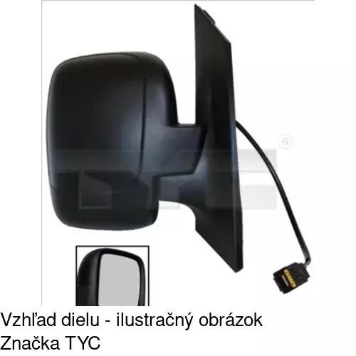 Vonkajšie zrkadlo POLCAR 2396512E - obr. 5