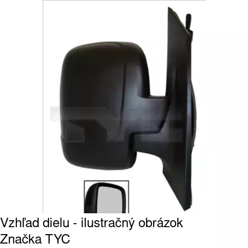 Vonkajšie zrkadlo POLCAR 2396527E - obr. 1