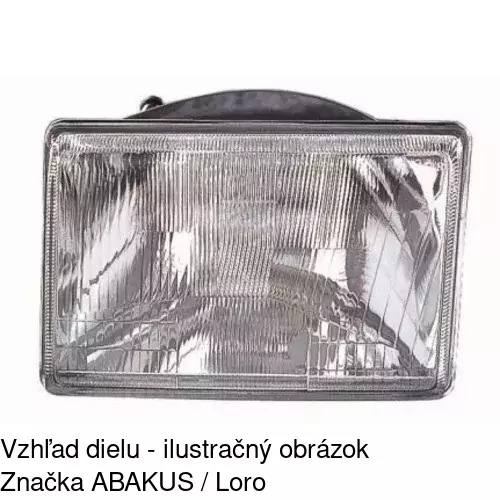 Hlavný reflektor POLCAR 2405100E - obr. 3