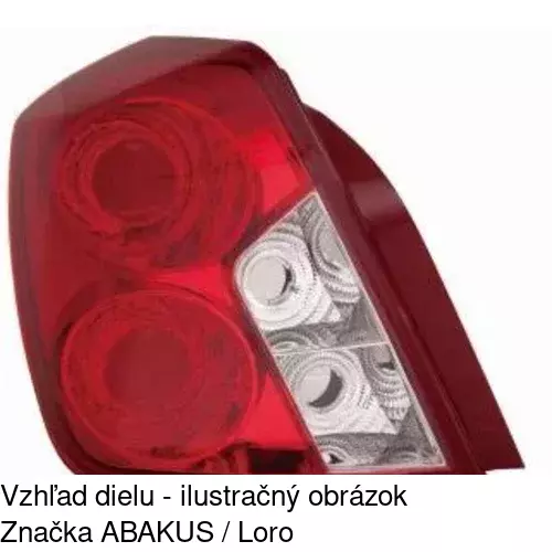 Zadné svetlo POLCAR 2506881E