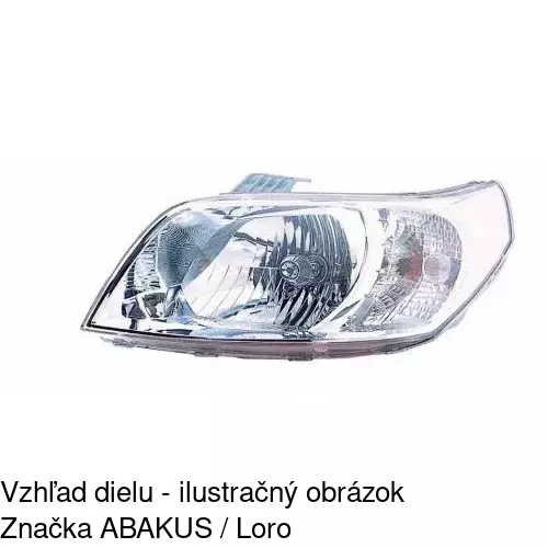 Hlavný reflektor POLCAR 251509-E - obr. 1