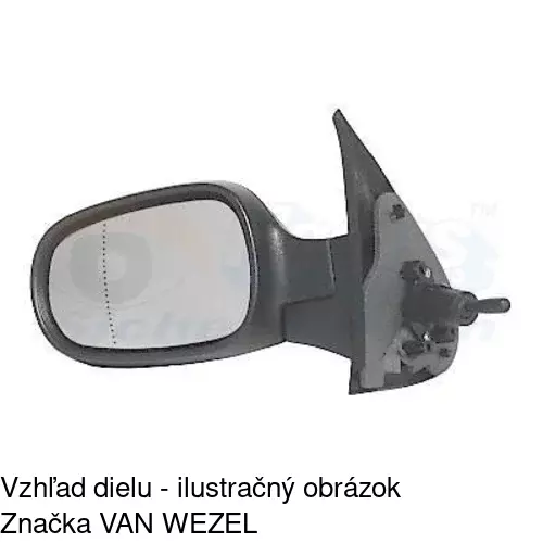 Vonkajšie zrkadlo POLCAR 2707522E - obr. 3