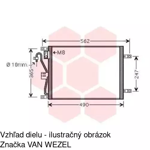 Chladiče klimatizácie POLCAR 2707K8C2S