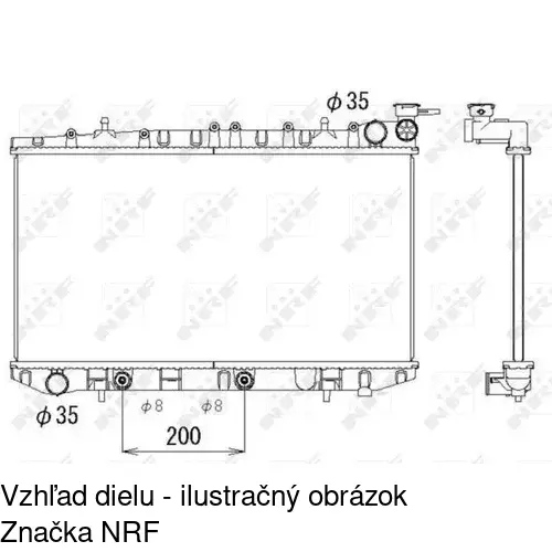 Chladiče vody POLCAR 272808-0