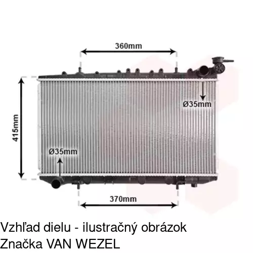 Chladiče vody POLCAR 272808-1 - obr. 3