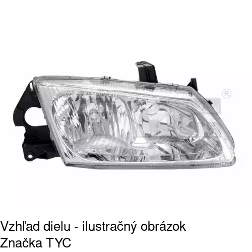 Hlavný reflektor 2755090E /POLCAR/