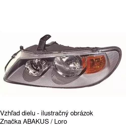 Hlavný reflektor POLCAR 2757091E - obr. 2