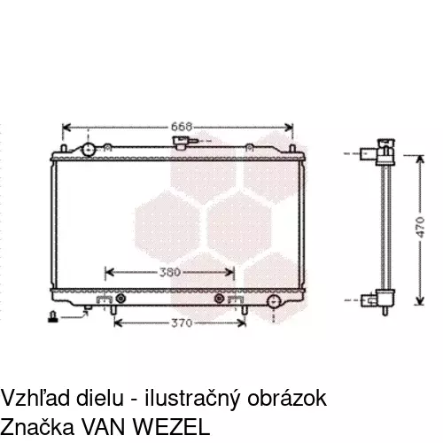 Chladiče vody POLCAR 276108-2