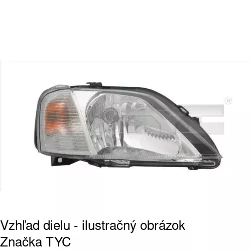 Hlavný reflektor POLCAR 2800102E