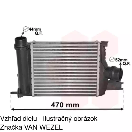 Chladiče vzduchu (Intercoolery) POLCAR 28B1J8-1 - obr. 4