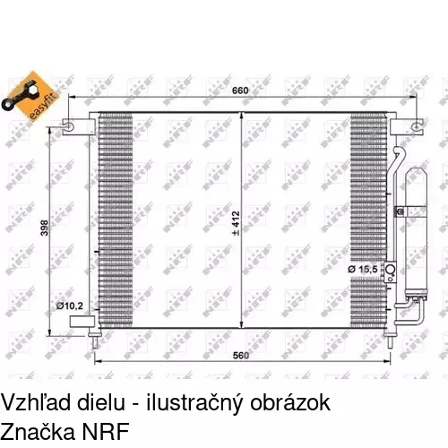 Chladiče klimatizácie POLCAR 2905K8C2S - obr. 1