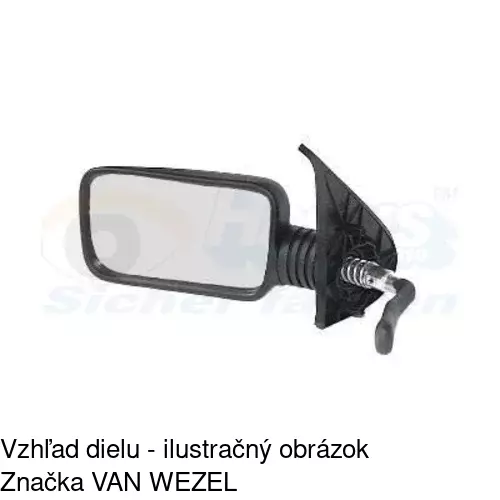 Vonkajšie zrkadlo POLCAR 3001511E - obr. 4