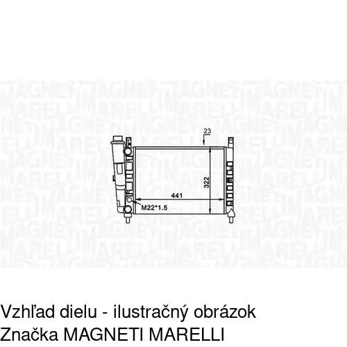 Chladiče vody 301608-7 /POLCAR/