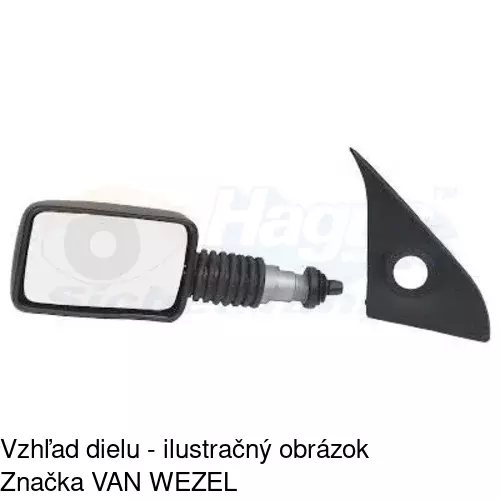 Vonkajšie zrkadlo POLCAR 3016511E - obr. 4