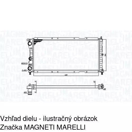 Chladiče vody POLCAR 301708A5 - obr. 1