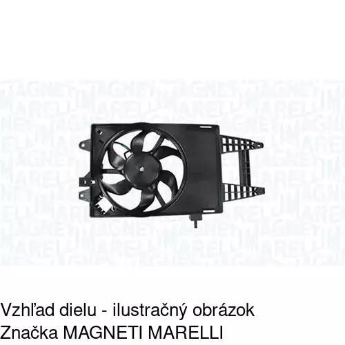 Ventilátory chladičov POLCAR 302223W1 - obr. 1