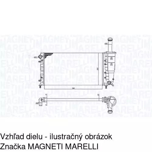 Chladiče vody POLCAR 302308A2