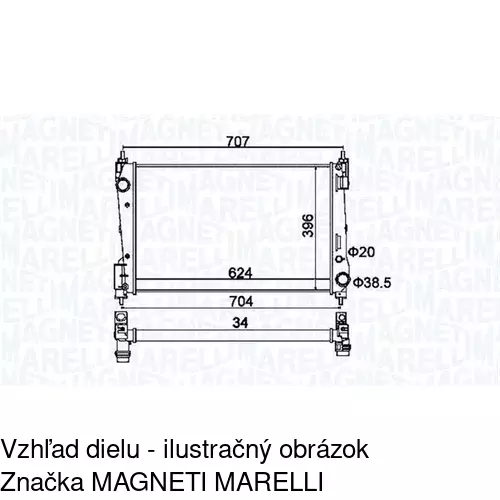 Chladiče vody POLCAR 302408A1 - obr. 4