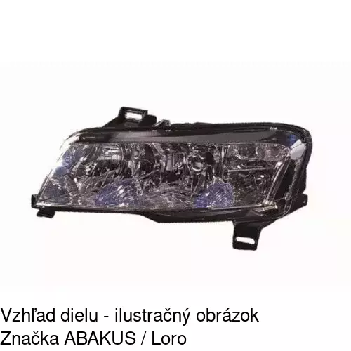 Hlavný reflektor POLCAR 3030091C - obr. 4