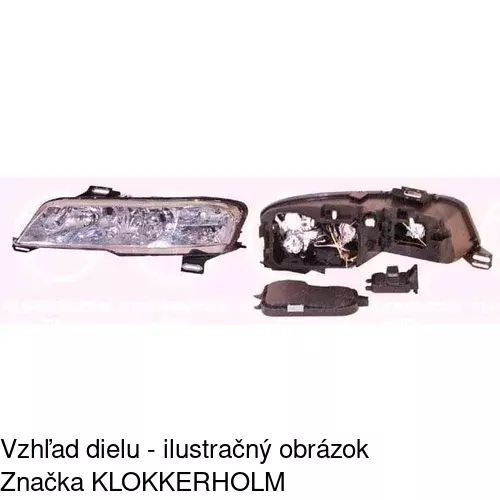 Hlavný reflektor POLCAR 3030103U