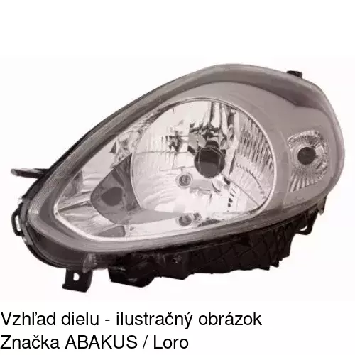 Hlavný reflektor POLCAR 303609-E - obr. 4