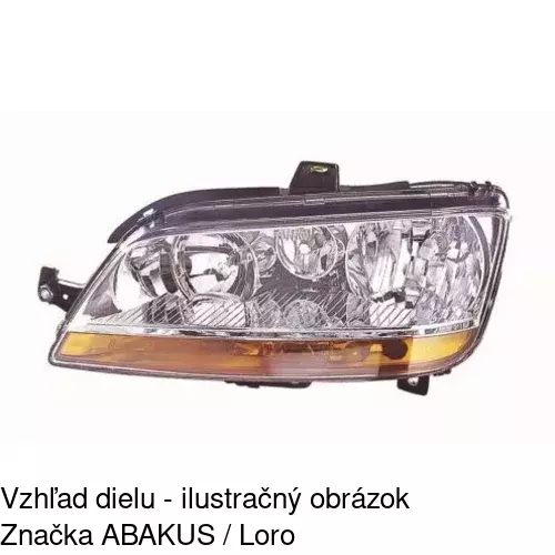 Hlavný reflektor POLCAR 304410-U - obr. 2