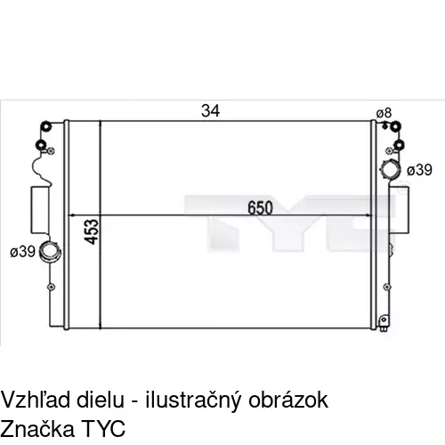 Chladiče vody POLCAR 305208A5