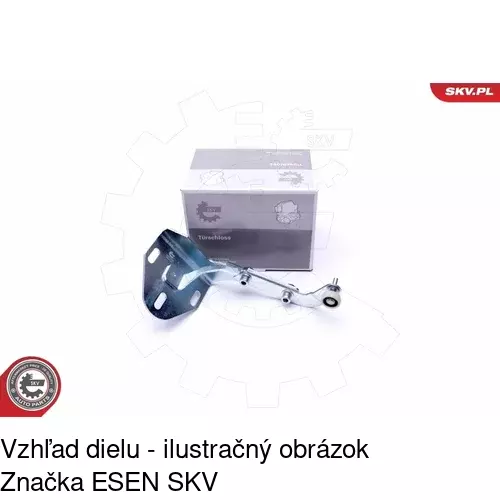 Vozík - kolieska pant posuvných dverí POLCAR 3080Z-72 - obr. 1