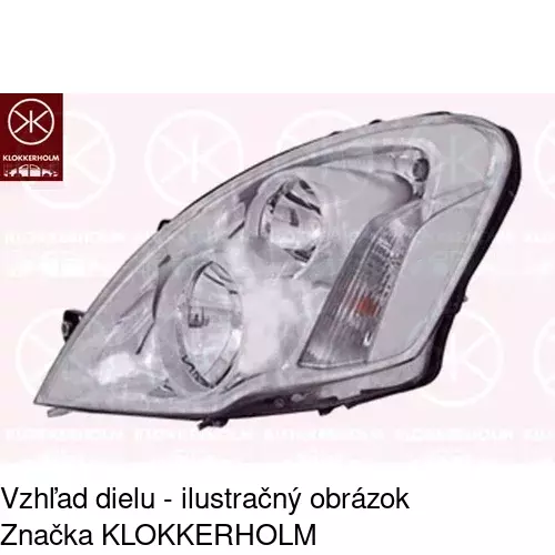 Hlavný reflektor POLCAR 30N110-E - obr. 2