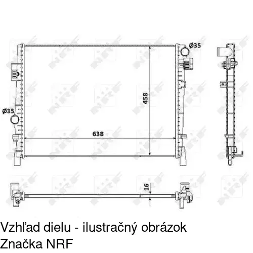 Chladiče vody POLCAR 314008-1