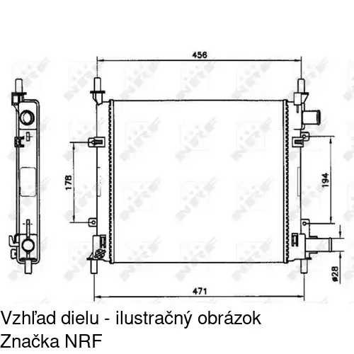 Chladiče vody 320008A2 /POLCAR/ - obr. 2