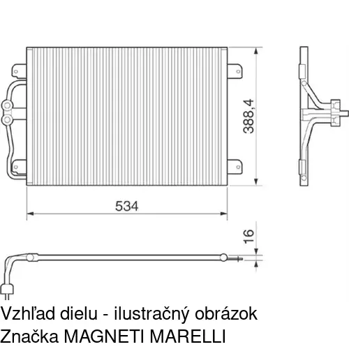 Chladiče klimatizácie POLCAR 3200K8C1