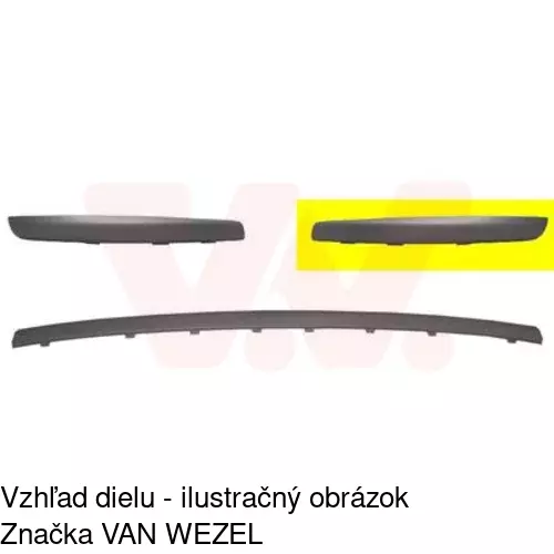 Lišta nárazníka POLCAR 32029614 - obr. 1