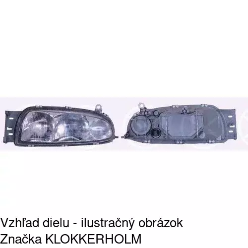 Hlavný reflektor POLCAR 3210104E - obr. 3