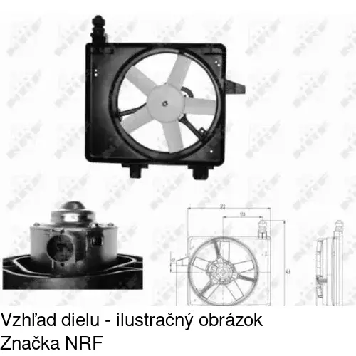 Ventilátory chladičov POLCAR 321023W6 - obr. 1