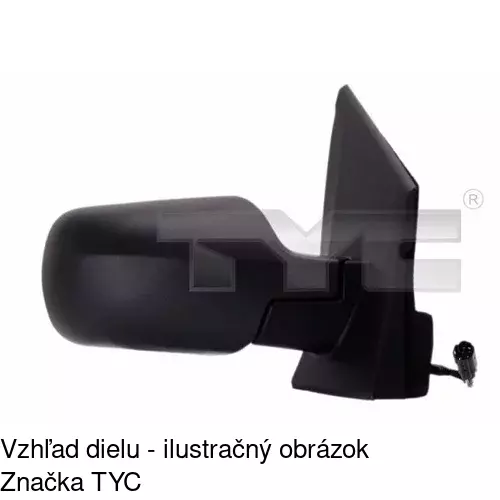 Vonkajšie zrkadlo POLCAR 3212514E - obr. 1