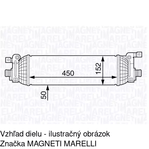 Chladiče vzduchu (Intercoolery) POLCAR 3212J8-1