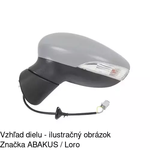 Vonkajšie zrkadlo POLCAR 3238511E - obr. 1