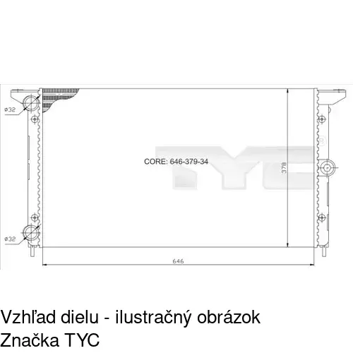 Chladiče vody POLCAR 324008-3